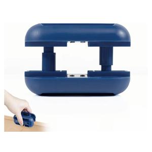 LUVRD Edge Banding Trimmer with [Tungsten Carbide Blades] & ABS Body, Pneumatic Edge Banding Cutter for Laminate, Melamine, Wood, PVC, Veneer - Double Edge Operation (Blue)