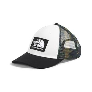 THE NORTH FACE Mudder Trucker Baseball Cap | Classic Fit Snapback Hat for Men & Women with FlashDry Sweatband, Breathable Fabric, TNF Black/TNF White/TNF Black TNF Camo Small Print, One Size