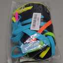 popvil Women's One Piece 2025 Tummy Control Swimsuits Neon Color Block Swimwear Deep V Neck Slimming Bathing Suit, M