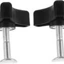 Milisten 2Sets Lawn Mower Replacement Handle Parts Durable Wing Nut Bolt for Convenient Installation Optimized Handle Design for Enhanced Grass Trimmer Efficiency