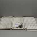 Rolling Storage Cart Multi-Utility Trolley Organizer for Kitchen Bathroom Living PP Material Mobile Shelving Rack for Easy Storage Organization (White)