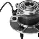 Rear Wheel Hub and Bearing Assembly Compatible With 2005-2006 Chevrolet Equinox 06 Pontiac Torrent 02-07 Saturn Vue (4-Wheel ABS Models Only) AUQDD 512229 [5 Lug Hub W/ABS]