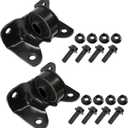 HECASA Torsion Bar Support Mount Kit Compatible with 1999-2007 Chevy Silverado GMC Sierra 1500 / 2500 / 1500 HD / 2500 HD Pickup Truck 4WD, Pair Cross Member Mounting Bushing Replace for 15153956