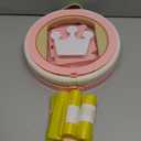 Portable, Foldable Potty seat for Toddler, Training Toilet Seat Emergency Toilet The Bottom Has the Function of Storing Garbage Bags for Car, Camping (Pink)