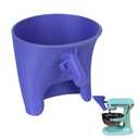 Flour Funnel for Kitchen Aid Mixer Stand Mixer Attachment for KitchenAid Artisan KSM150/5QT Mess-Free Pouring for Flour & Egg Liquid, Ideal for Home Bakers Purple