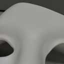 Thmyo Half Face Men's Phantom Of The Opera Vintage Design Venetian Carnival Masquerade Mask White