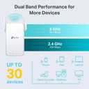 TP-Link AC1200 WiFi Extender, 2023 Engadget Best Budget Pick, 1.2Gbps Signal Booster for Home, Dual Band 5GHz/2.4GHz, Covers Up to 1500 Sq.ft and 30 Devices, Support Onemesh, One Ethernet Port (RE315)