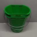 2 Pcs 8L Lamb Milk Feed Bucket Multiple Teat Large Capacity Detachable Nipple Plastic Goat Milk Feeding Bucket Green Animal Feed Pot Lamb Feeder Bottle for Farm Sheep Livestock Cattle Animal(3 Mouths)