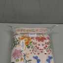 Likiyol New Floral Runner Rug 2x6 Runners for Hallways, Non Slip Washable Kitchen Runner Rug Soft Faux Cashmere Hallway Runners Long Area Rug Carpet Non Shedding for Bedroom, Bathroom, Laundry, Beige