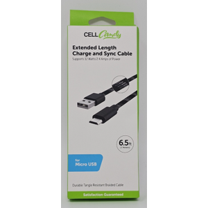 CellCandy Fast Charge and Sync Cable for Micro USB