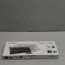 TopMate Wireless Keyboard and Mouse Ultra Slim Combo, 2.4G Silent Compact USB Mouse and Scissor Switch Keyboard Set with Cover, 2 AA and 2 AAA Batteries, for PC/Laptop/Windows/Mac - Blue Black