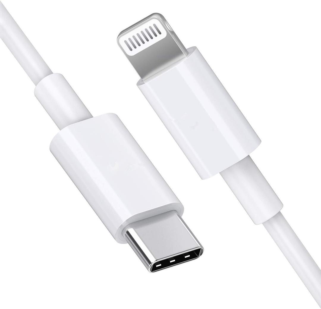 USB C to Lightning Cable 6Ft Apple MFi Certified Power Delivery Fast Charger Cable for iPhone 12/12 Mini/12 Pro/12 Pro Max/11 Pro/11 Pro Max/X/XS/XR/XS Max/8/8 Plus/iPad/AirPods(White)