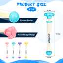 4pack Fireworks Water Gun, Couple Romance Firework Style Water Spray Gun, Large Capacity Fire Works Watergun for Bathing, Pool, Party Entertainment, Concert, Family Gathering, Marriage Proposal (Mix 4 Colors)