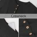 ZESICA Women's Elegant Maxi Dresses 2026 Fall Long Sleeve Button Casual A Line Boho Flowy Dress with Pockets (M)