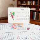 Eco-Friendly Plantable Seed Calendar 2026 - Biodegradable Monthly Planner with Wildflower, Herb & Fruit Seeds for Homes to Live In, Garden & Decor,Adding Nature