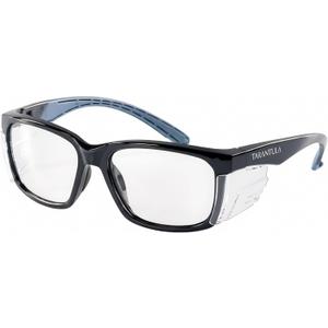 Tarantula Z87.1 Safety Glasses for Men and Women, Soft TPR Temples, Anti-Fog Clear Lenses, Blue Light Blocking, Removable Side Shields, Lightweight Protective Eyewear