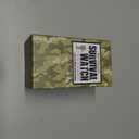 23-in-1 Survival Military Digital Watch, Mens Tactical Multi-Functional and Adjustable Wristband Outdoors Waterproof Sports Dual Dial Watches with Compass Paracord Band (Gray Yellow Camouflage)