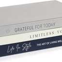Book Decor Set - Decorative Books for Home Decor, Navy Blue Accents for Coffee Table, Entry Table or Shelves, Fake Books for Bookshelf Decoration