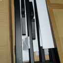 Black 18-55" Foldable Pet Gate for Stairs & Doorways, Puppy Gate Fence