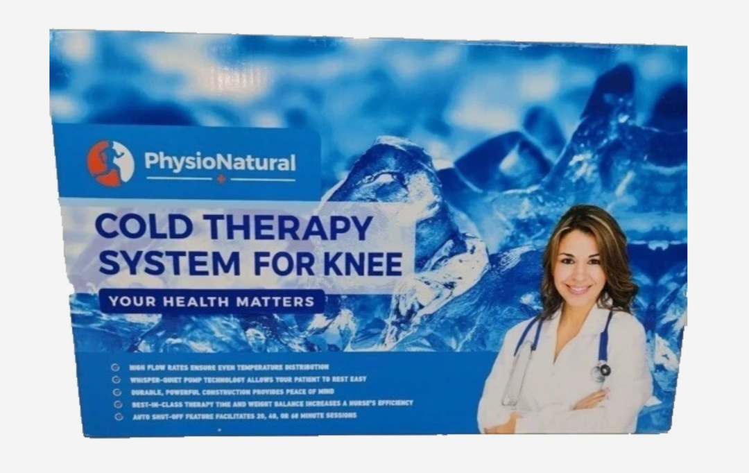 PhysioNatural Cold Therapy System for Knee Cryo Therapy Freeze Kit