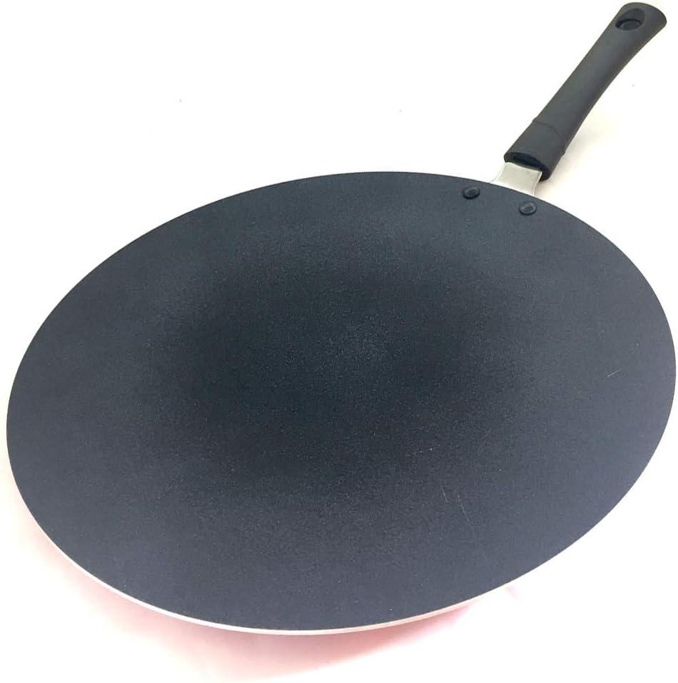 Roti Pan Chapati Tawa Nonstick Chapati Tawa Concave Nonstick Griddle Crepe Pan Frying Skillet Pan for Omelette Pan Paratha Tawa Indian Roti Chapati Concave Griddle Tava (275 MM) Pan Diameter 11 Inch