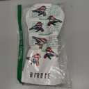 Golf Head Covers Birdie Driver Covers 3 Wood Headcover Hybrid Head Covers Embroidery Leather USA American Flag Golf Club Headcovers Golf Mallet Putter Cover for OZ1