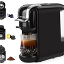 Espresso Maker for Nespresso Capsule, Lavazza Blue Capsule & Coffee Powder, 19 Bar Pump Pressure Makes Authentic Espresso Coffee, Mini Espresso Coffee Machines with Removable Water Tank.
200+ bought in past month