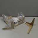 Furniture Legs Modern Feet: Gold Metal Furniture Legs 4 Inch DIY Replacement Couch Legs Set of 4