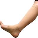 Prevent Products, Inc Elderly Leg Skin Protector, Thin Skin Tear & Bruise Protective Geri-Sleeves for Legs - Made in USA -One Pair per Pack (Medium/Beige)
