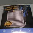 Garden Hose 40FT, Water Hose with 10 Function Nozzle, Garden Hose Metal with Leak-proof Connectors, Kink-Free & Ultra Flexible, Rust/Pet/Puncture Proof for Lawn, Yard, RV, Car Wash, 550PSI