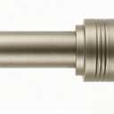 Sand Nickel Curtain Rods for Windows 18-45 Inch,Adjustable Length 1 Inch Diameter Heavy Duty Curtain Rod for Bedroom/Kitchen/Dorm/Apartment/Door