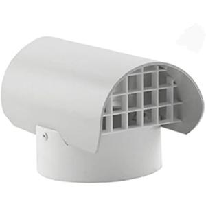 4 Inch Schedule 40 PVC Radon Vent Cap, Weather-Resistant Cover for Radon Ventilation Systems
