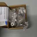 Ravinte 5 Pack Brushed Nickel Round Zinc Cabinet Knobs for Kitchen Bathroom Closet Dresser Cabinets