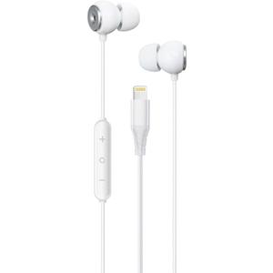 Lightning Earbuds for iPhone Apple MFi Certified Headphones with Lightning Connector in Ear Headphones with Built in Microphone Hands Free Calling and Track Controls, White