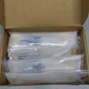 10 Pack 5"(128mm) Gold and Nickel Cabinet Pulls, Knurled Brushed Nickel & Gold Cabinet Handles for Kitchen Drawers, Dresser - Silver and Gold Cabinet Hardware, Stainless & Gold Zinc Alloy