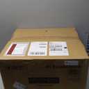 Canarm Cameram 1-Light Farmhouse Floor Lamp, 62-Inch Wood and Black Finish with White Fabric Shade, 3-Way Socket Switch for Living Room and Bedroom Lighting