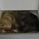 Long Brown Wigs for Women Ombre Brown Synthetic Hair Wig Natural Daily Hair Replacement Wigs Heat Resistant Fiber Hair Cosplay Party Wig(26in Ombre Brown)