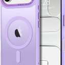 Hython Case for iPhone Air Case Magnetic Translucent Matte Phone Cases 6.5" [Compatible with MagSafe] Thin Slim Fit Shockproof Bumper Hard Protective Cover for Women Men Girls, Light Purple