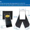 BETOOL Swing Set Brackets - 2pcs A Frame Swing Bracket Hardware with All Mounting Accessories (Black)