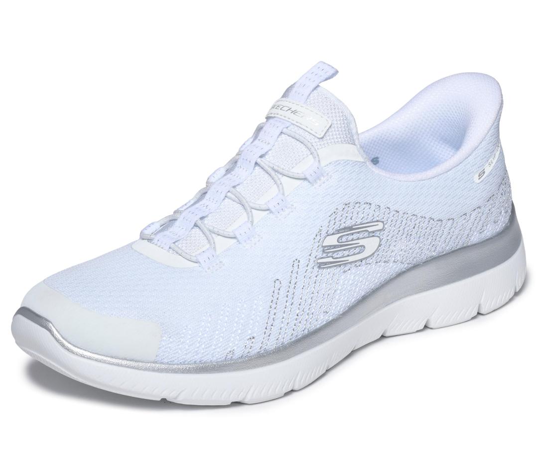 Skechers Women's Summits Sweet Stitch 7.5, White