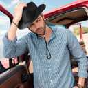 JaGely 15 Pcs Straw Cowboy Hats Wide Brim Summer Hat Women Men Country Accessories for Western Themed Party Concerts Birthday