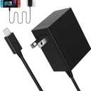 Charger for Nintendo Switch,39w AC Power Nintendo Supply Adapter 15V 2.6A Fast Charging