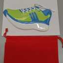 Running Shoes Christmas Ornaments for Christmas Tree Decorations 2025 - Blue Running Shoes Personalized Ornament - Hanging Decorative Hand Painted Ornament (CUSTOMIZE IT Yourself)