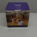 PawsPik Ceramic Serenity Pet Water Fountain – Faucet-Style Spout, Quiet Motor, 5-Layer Filter – BPA-Free Ceramic Bowl for Dogs & Cats, 9-Cup, White