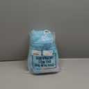 24 Sets Baby Shower Favors for Guests Include Bath Sponge Loofahs, Thank You Cards, White Organza Bags for Baptism Baby Shower Gender Reveal Birthday(Blue)