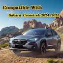 Rear Bumper Protector Guard Accessory Trim Cover Scratch Resistant Trunk Door Entry Guards Compatible with Subaru Crosstrek 2024 2025 2026