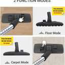 EZ SPARES Universal Vacuum Cleaner Floor Brush Attachment,Compatible with Most Brand,Hoover, Eureka, Rainbow,Shop VAC,Nozzle Tool, 2-in-1 for Hard Floor&Carpet (With An Adapter and Mini Clean Brush)