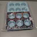 KitchenAid 12-Cup Nonstick Aluminized Steel Muffin Pan, Mineral Water