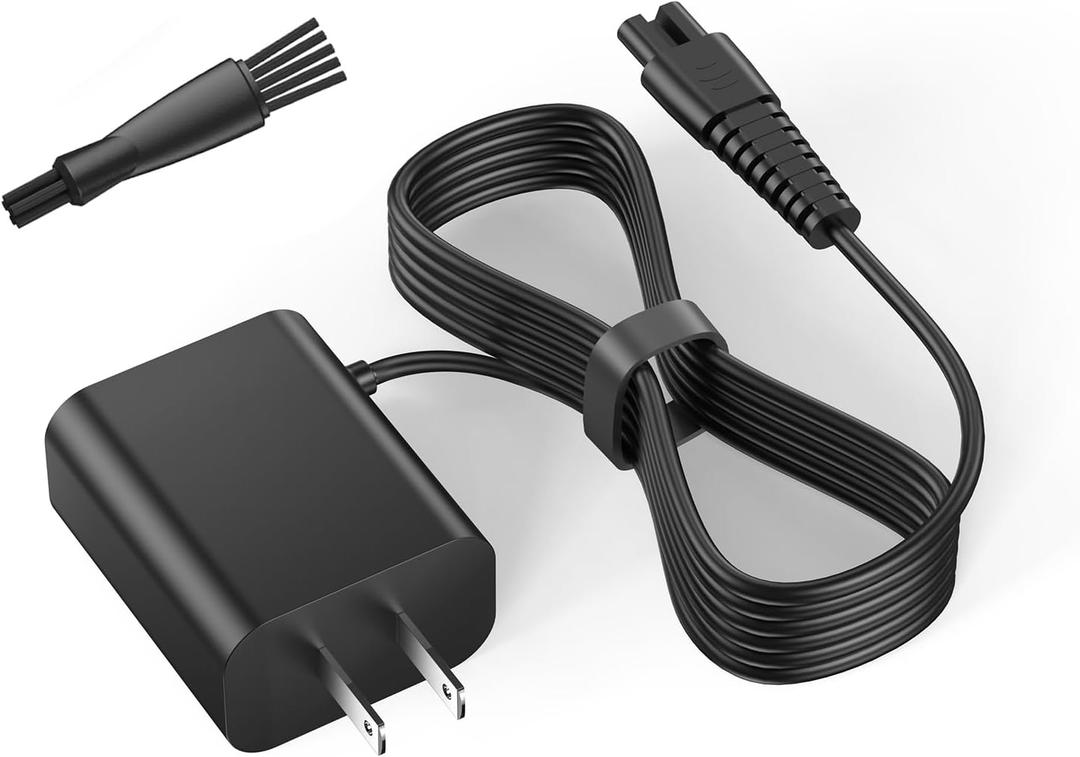 VHBW 4.5V Charger for BaByliss PRO FX870 FX825 Clipper Compatible with FX787 FX788 FX726 Trimmer - 6.5FT Extra Long Power Cord Replacement Part