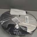 Double Waffle Maker 6 Inch, 1200W Belgian Waffle Maker for Breakfast and Snacks, Makes 2 Personalized Individual Keto Chaffles, Waffle Iron with Nonstick Plates, Temperature Knob, Black